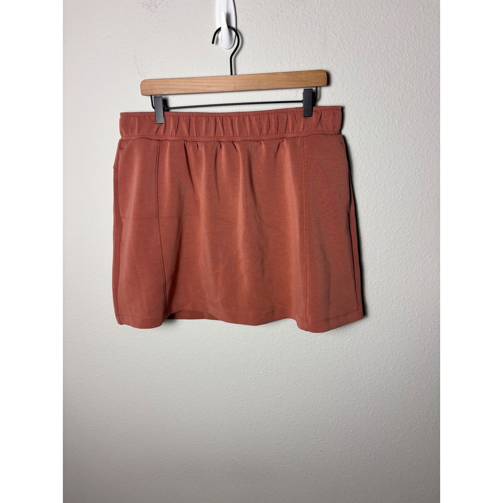 ☀️ Mondetta Performance Luxury Women Skort Clay Rust Athletic Large 17"